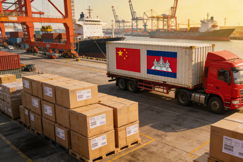 中国到柬埔寨正规清关